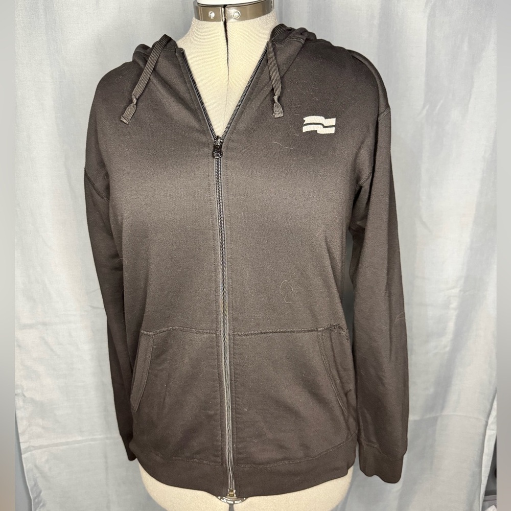 Men's Black Zip-Up Hoodie